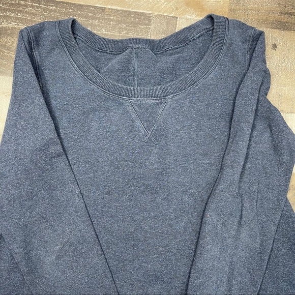 Lululemon Tea Lounge Pullover Lounge Sweatshirt Heathered Gray size 6 - Picture 7 of 12